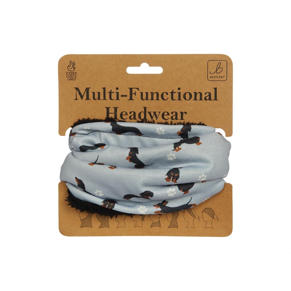 Bartleby Multifunctional Fleece Lined Snood Headwear Sausage Doggie