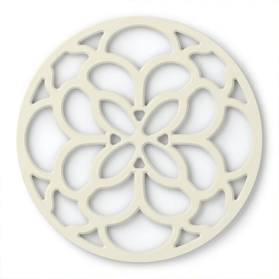 image 1 of Zeal Circular Silicone Trivet Mat Cream