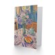 image 2 of Lunch Table Purple Flower Bouquet Classic Her Birthday Card
