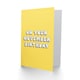 image 2 of Born November Fun Bright Retro Yellow Woman Her Birthday Card