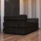image 8 of Modern 3 Seater Sofa Bed Convertible Sofa to Bed Sherpa Fabric No Assembly Modern Living Room Furniture