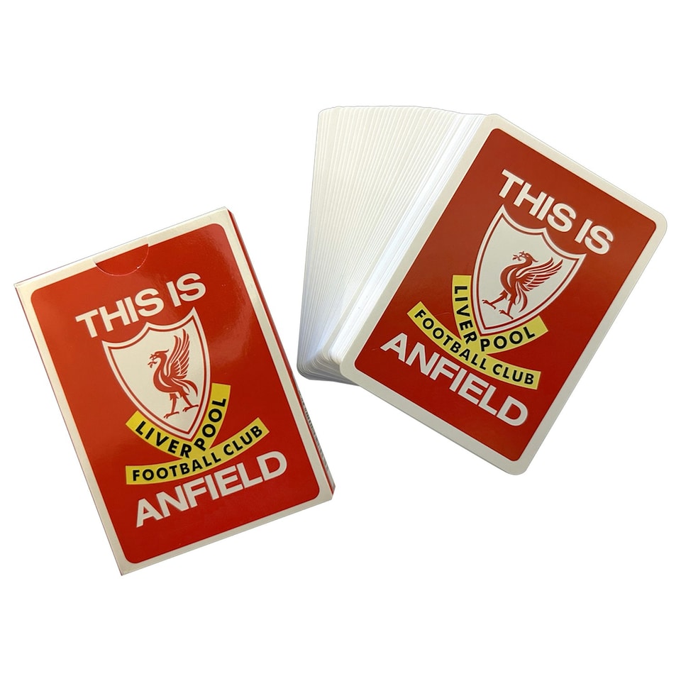 image 1 of Liverpool FC Playing Card Deck - Red - One Size