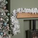 image 4 of 2.7m (9ft) White Christmas Garland with PVC Branches