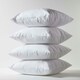 image 2 of Homescapes Waterproof Pillow Protectors - 65 x 65 cm - Pack of 4 White