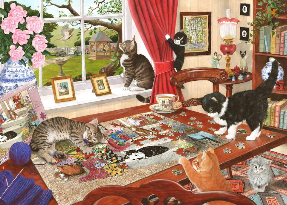 image 1 of Puzzling Paws 1000 Piece Jigsaw Puzzle
