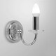 image 2 of ValueLights 2 Pack E27 White Plastic Candle LED 4W Cool White 6500K 400lm Light Bulb