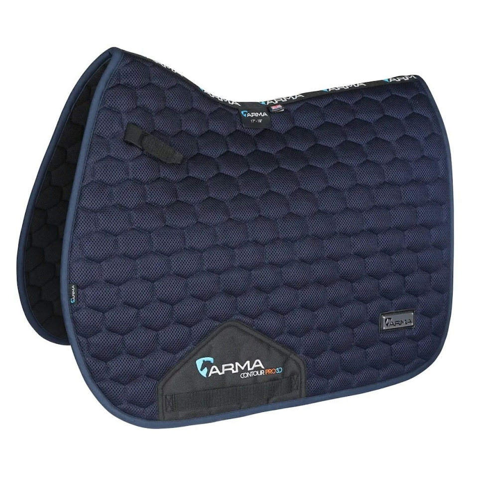 ARMA Mesh 3D Horse Saddlepad - Navy - 17in - 18in