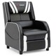 image 2 of Ranger S Faux Leather Recliner Armchair Sofa Cinema Gaming Chair (White)