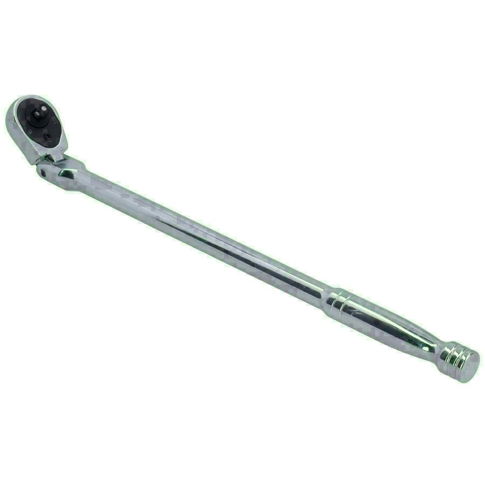 image 1 of 1/4" Drive Flexible Extra Long Ratchet Socket Driver 305mm 36 Teeth