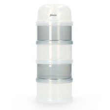 Alecto BF-4 Baby Formula Dispenser, Milk Powder Tower with 4 Stackable Storage Containers, BPA-Free, Portable Feeding Solution for Home & Travel