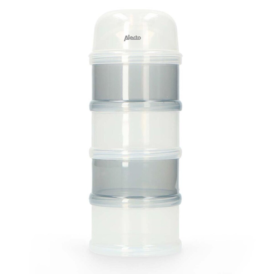image 1 of Alecto BF-4 Baby Formula Dispenser, Milk Powder Tower with 4 Stackable Storage Containers, BPA-Free, Portable Feeding Solution for Home & Travel