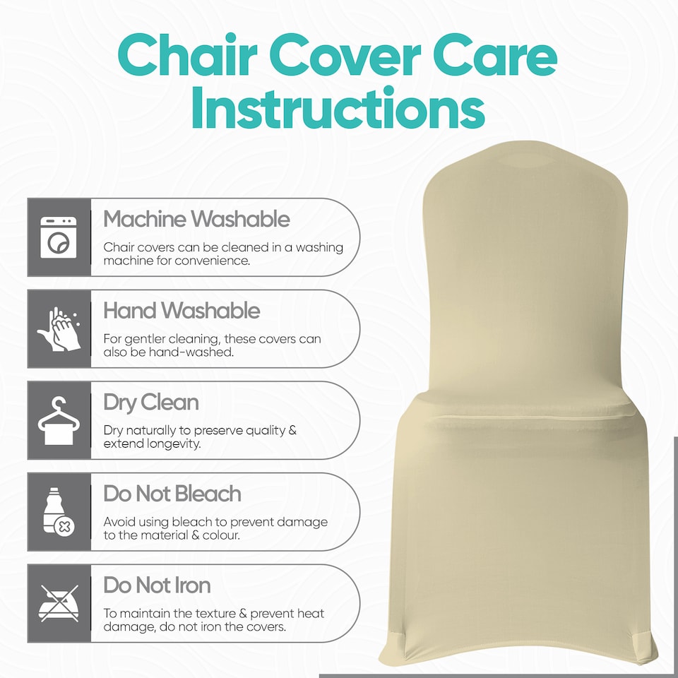 image 1 of Chair Cover Spandex Polyester Stretch, Flat Dining Slipcovers - 10pcs