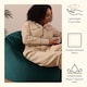 image 4 of Kingston Classic Velvet Bean Bag Chair Teal Green Bean Bags | Green | Teal Green | 1
