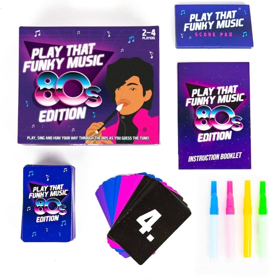 image 1 of Gift Republic Trivia Game Play That Funky Music 80s