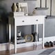 image 1 of Vida Designs Windsor 2 Drawer Console Table With Shelf, White