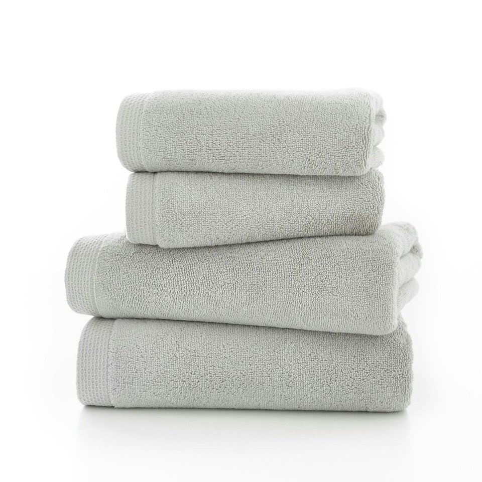 image 1 of Egyptian Cotton Spa Quality Absorbent Bathroom Towels - Soft & Premium Comfort - Hand, Bath, Sheet Silver | Hand towel