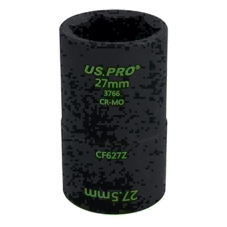 image 1 of 27mm x 27.5mm Wheel Hub Lug Nut Cap Flip Impact Socket Remover 1/2in Drive