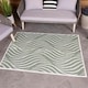 image 3 of Charles Bentley Green Weatherproof Indoor/Outdoor Rug 120x170
