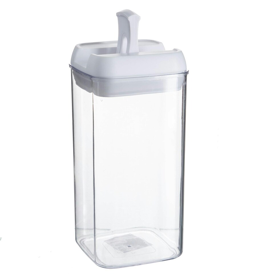 image 1 of Argon Tableware Flip Lock Plastic Food Storage Containers - 1.2 Litre - White - Pack of 6
