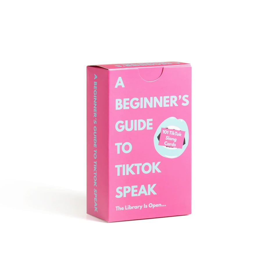 image 1 of A Beginner's Guide To TikTok Speak Novelty Cards