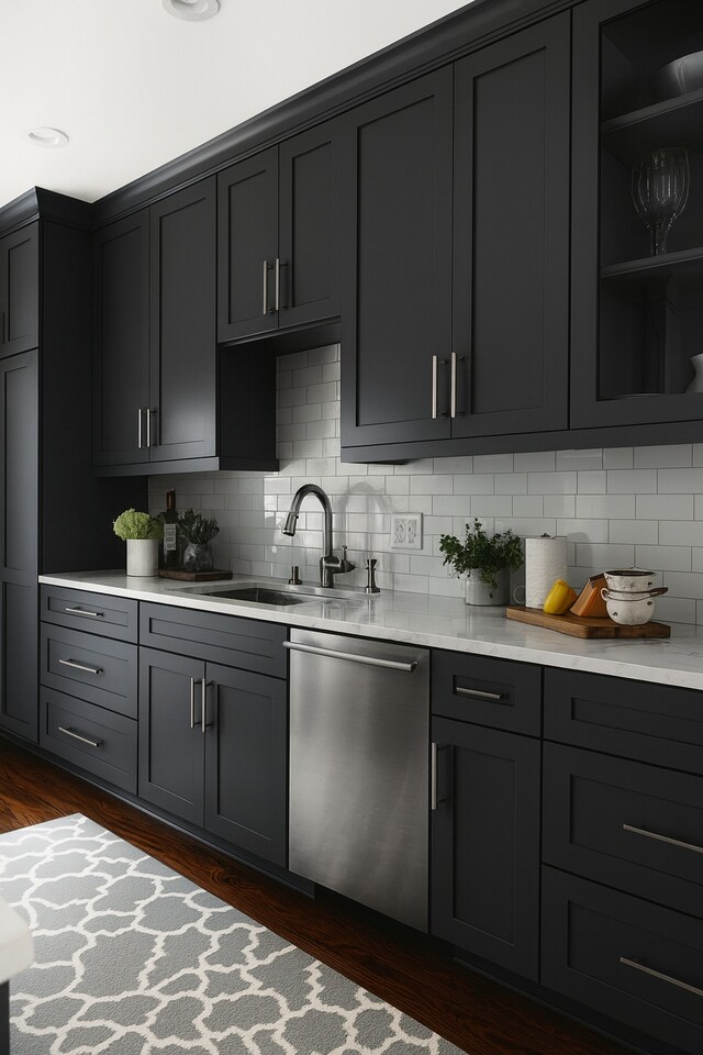 image 1 of INNOV8 COATINGS Kitchen Cupboard Spray Paint 400ml - Satin Finish - No Primer Required - Fast Drying Cabinet & Furniture Paint - Chicago Grey