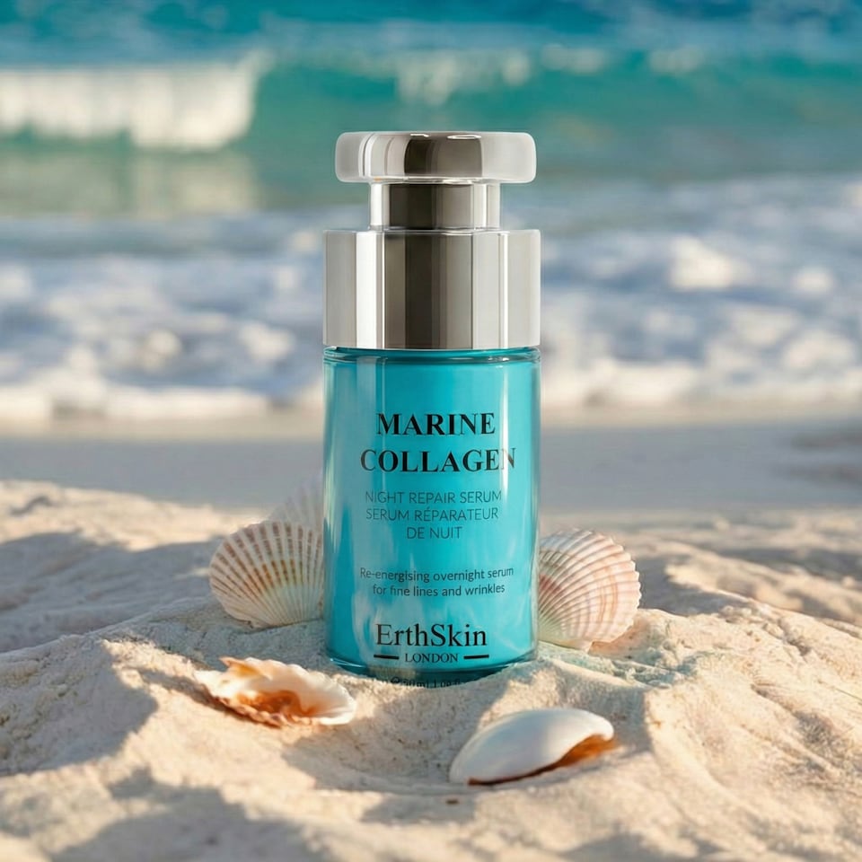 image 1 of Erth Skin London Marine Collagen Night Repair Serum 30ml