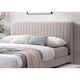 image 3 of Fabric Double Bedframe  in Cream