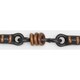 image 2 of Shires Sweet Iron Roller Horse Snaffle Bit - Black - 4.5in