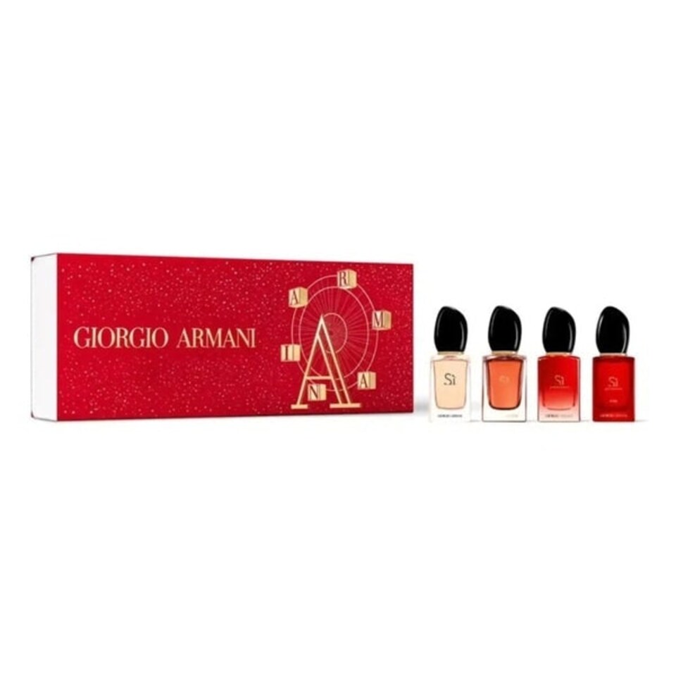 Giorgio Armani Sì Gift Set 7ml Sì EDP + 7ml Sì Passione EDP + Sì Passione Eclat EDP + Sì Intense EDP
