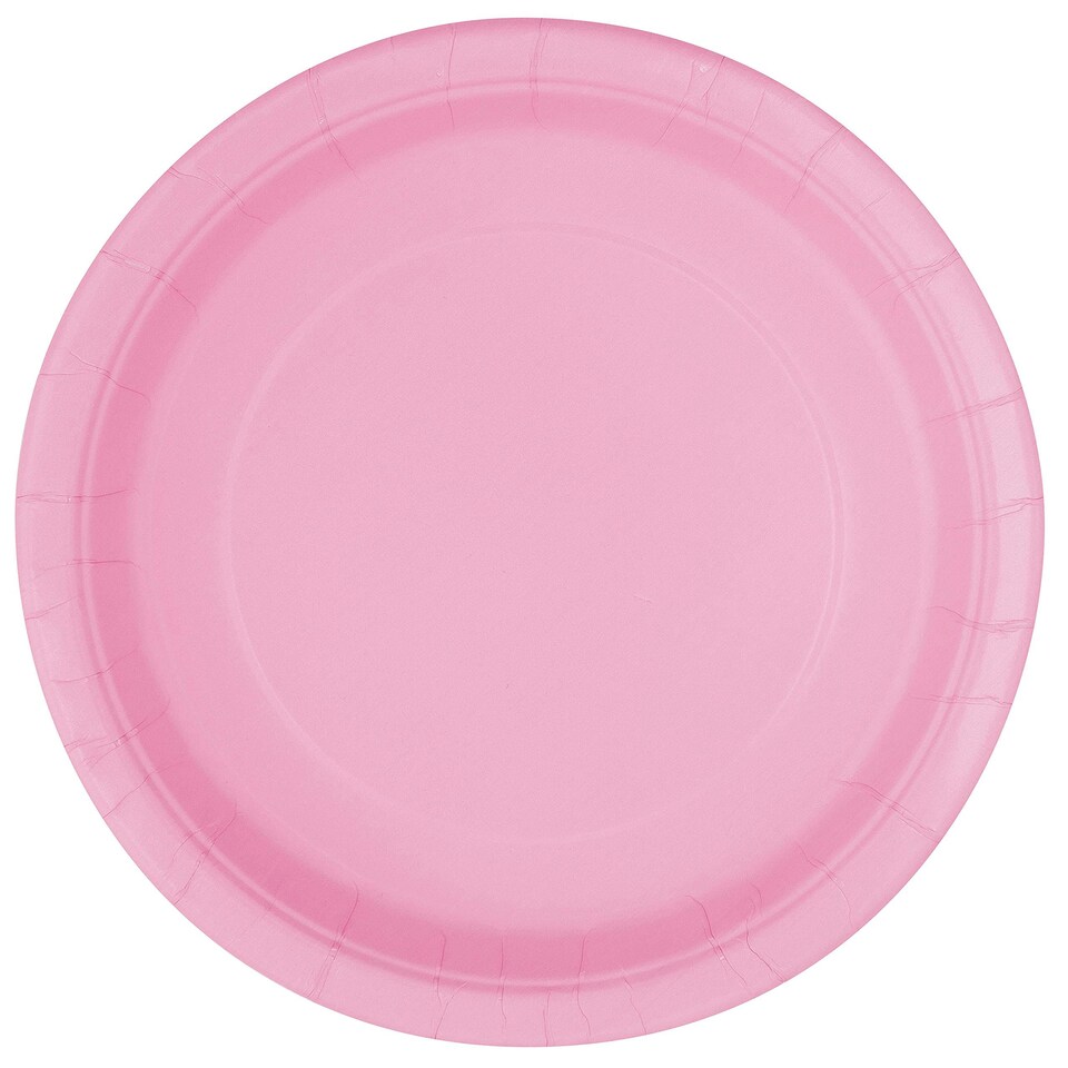 8 LVLY PINK 9IN PLATE - UNIQUE