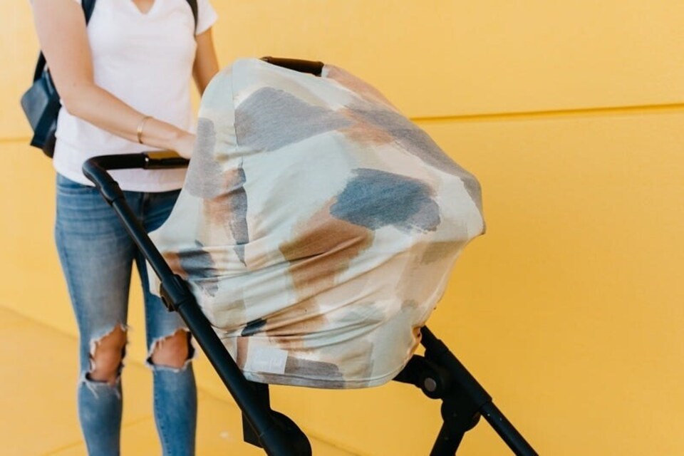 image 1 of Copper Pearl Nursing & Car Seat Cover Picasso