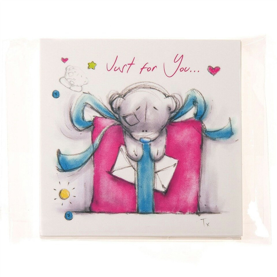 image 1 of Just for You Me to You Bear Gift Tag