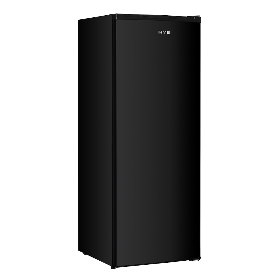 image 1 of HYE Freestanding Upright Freezer, 168 Litre, 55cm, Black - RF01SDFR168B01