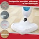 image 4 of SPARES2GO Cloth Cover Pads compatible with Russell Hobbs RHSM10MR04 RHSM1001 RHSM10AS02 Steam Cleaner Mop (Pack of 2)