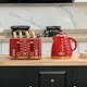 image 7 of HOMCOM Kettle and Toaster Sets, 3000W 1.7L Rapid Boil Kettle & 4 Slice Toaster with 7 Browning Controls, Defrost, Reheat and Crumb Tray, UK Otter thermostat, Red