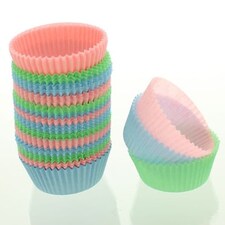 Assorted Pastel Colours Paper Cupcake Cases - Pack of 75
