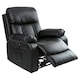 image 4 of Chester Electric Bonded Leather Automatic Recliner Heat & Massage Chair (Black)