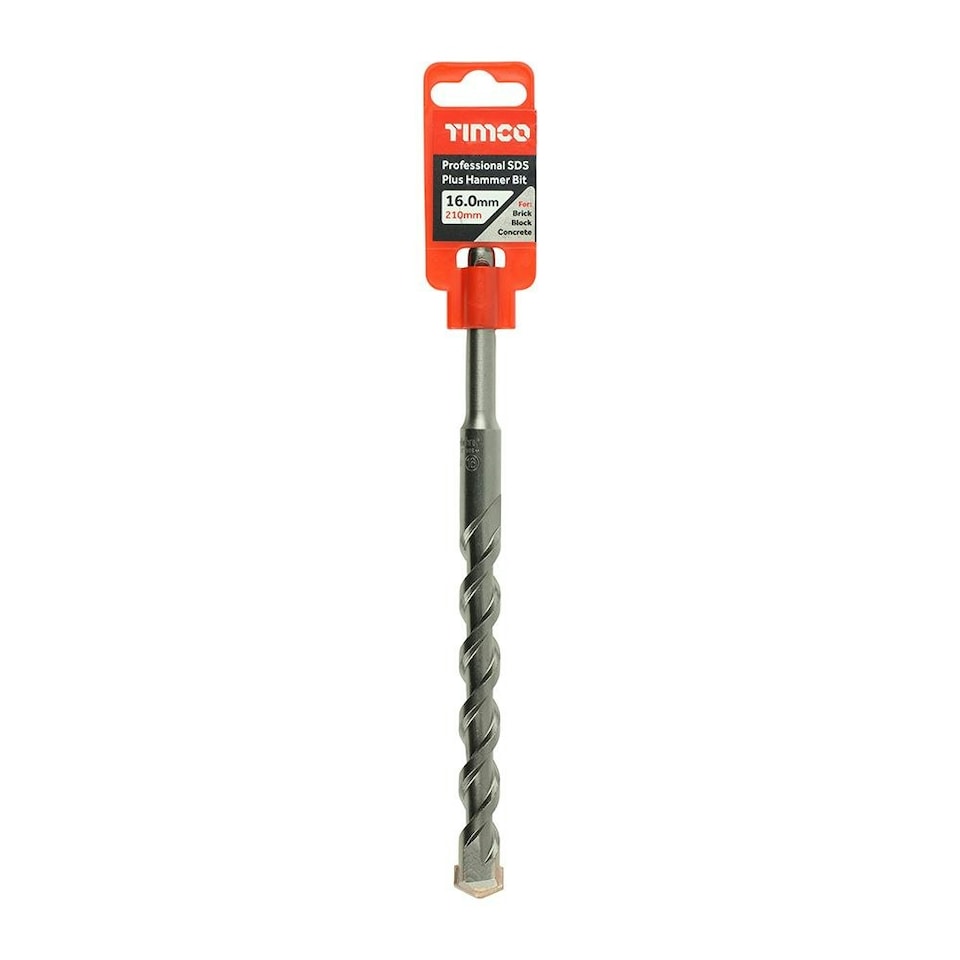 image 1 of Timco - Professional SDS Plus Hammer Bit (Size 16.0 x 210 - 1 Each)