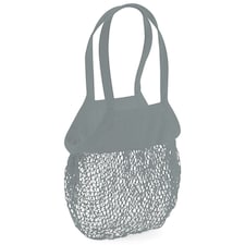 Westford Mill Organic Cotton Mesh Grocery Bag - Grey - One Size