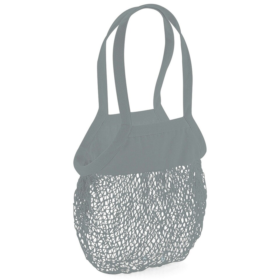 Westford Mill Organic Cotton Mesh Grocery Bag - Grey - One Size