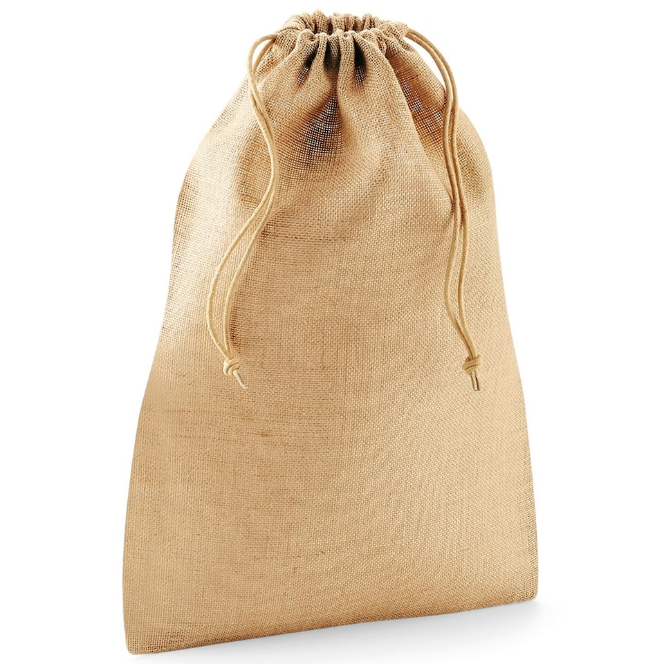 image 1 of Westford Mill Jute Stuff Bag - Natural - XL | Cream