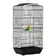 image 1 of PawHut 92cm Large Bird Cage with Stand, Perches, Food Bowls, Swing, Black