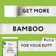image 8 of Double-Length Bamboo Toilet Paper White | Size: 48 Rolls
