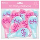 image 4 of Pack of 12 Printed Party Balloons - Princess