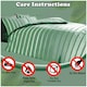 image 3 of VELVETIO Oscar Stripe Duvet Cover Set Reversible Polycotton Easy Care Beddings Green | Duck Egg | Double