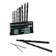 image 3 of HSS Twist Drill Bit Set 13pc metric 1.5mm - 6.5mm Metal Wood Precision