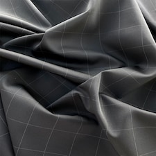 Black Stretch Woven Suiting Fabric for Dressmaking, 150cm / 59" Wide - per metre