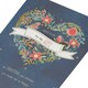 image 3 of With Love Multi Caption Christmas Card with Stick on Captions