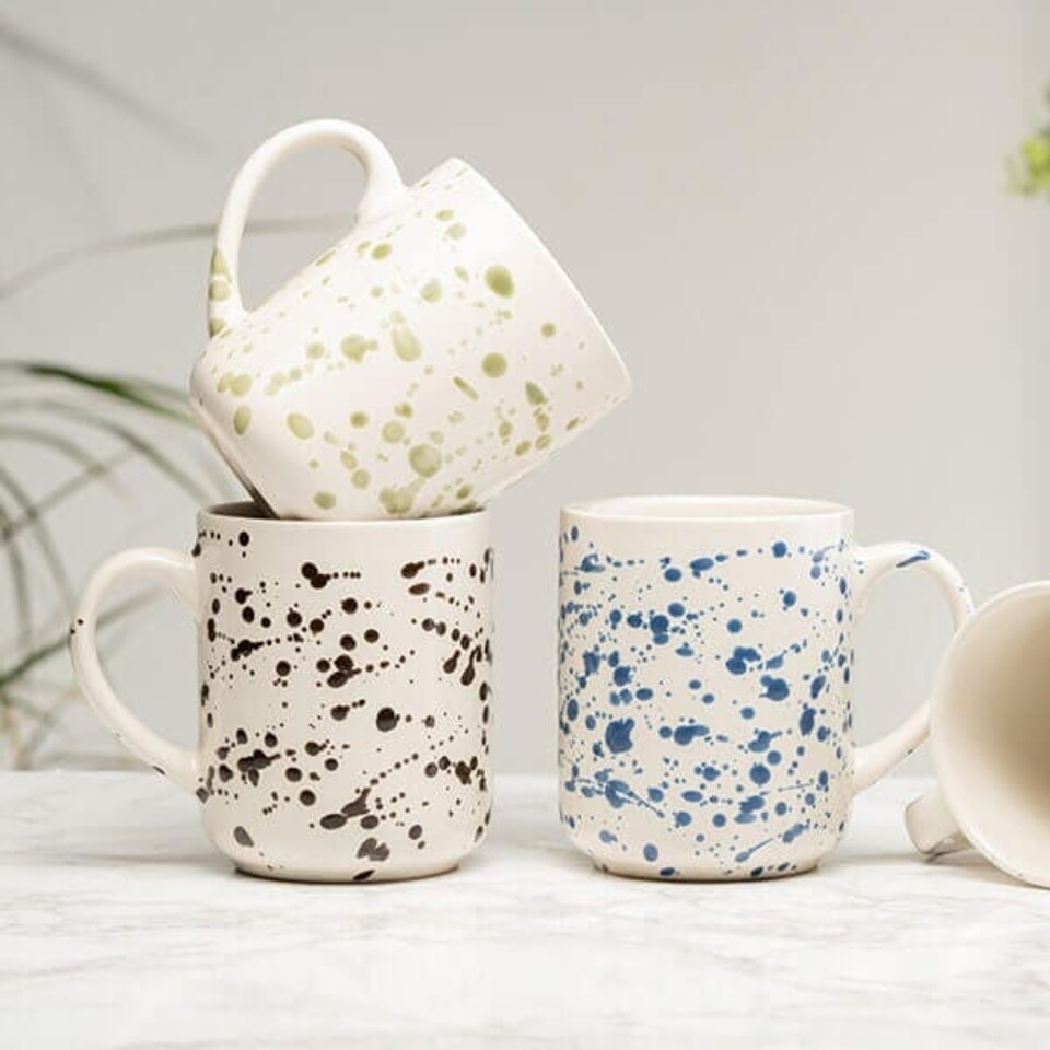 image 1 of Siip Splatter Olive Mug