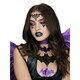 image 2 of DC Comics Batgirl Body Stickers - Black/Purple - One Size One Size